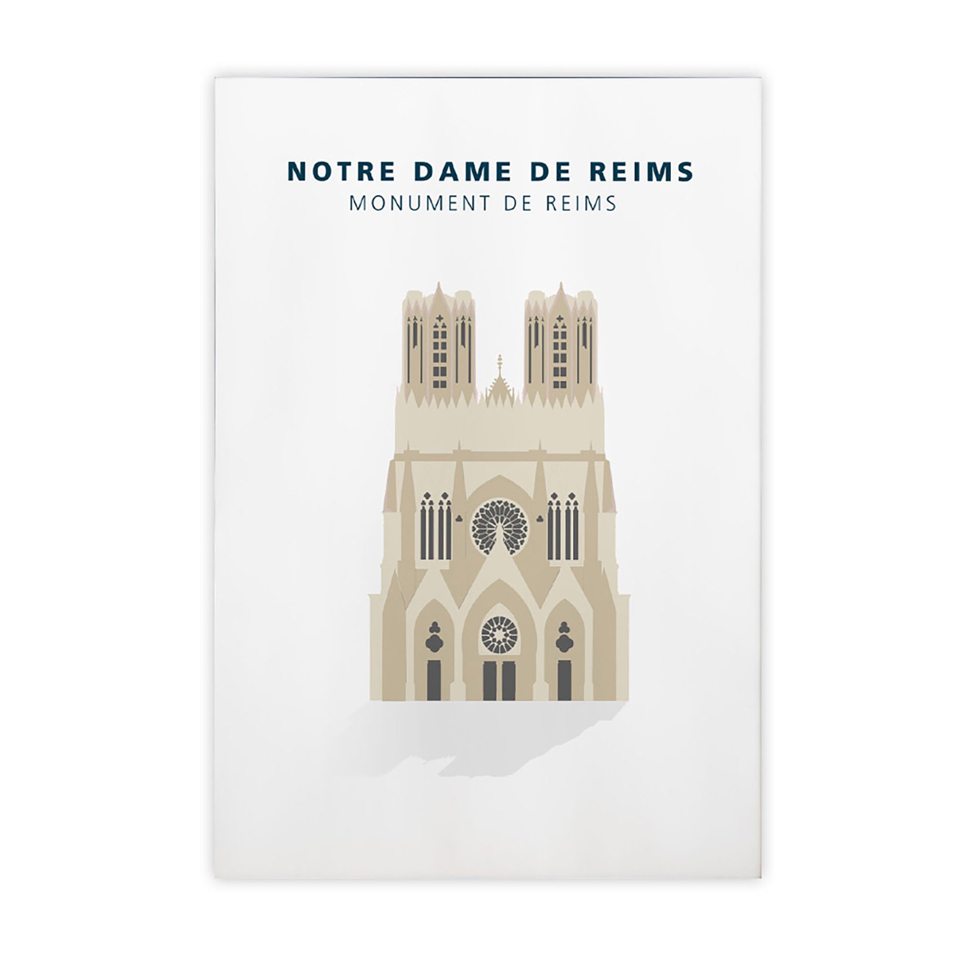 Notre Dame de Reims dessinée